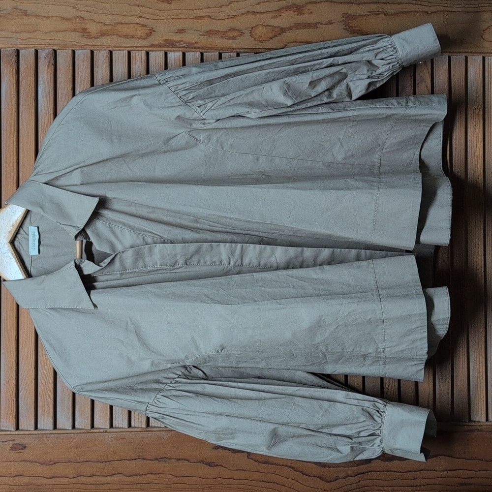 Elegant Beige Button Down Shirt